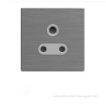 Round Socket 1Gang with Stainless Steel Cover